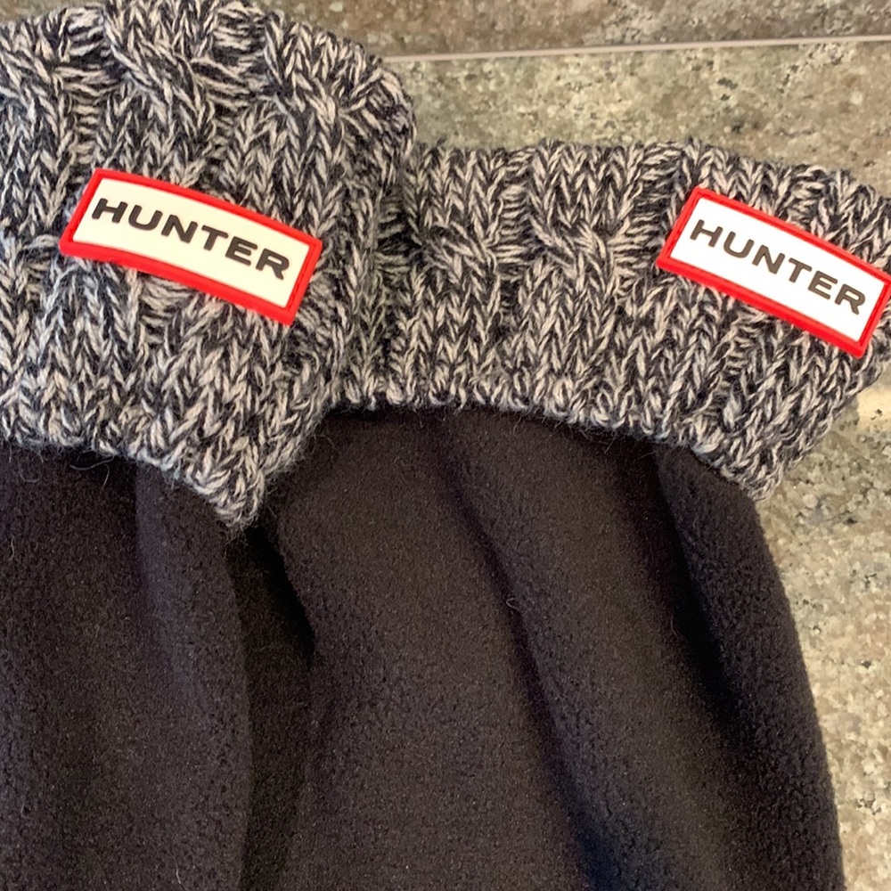 Hunter sweater cuff boot socks size women’s L